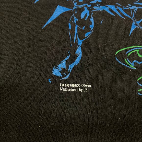 Vintage 90s Batman and Robin Youth Sweater XL - Picture 4 of 7